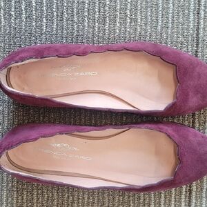 Brenda Zaro Purple Suede Flats